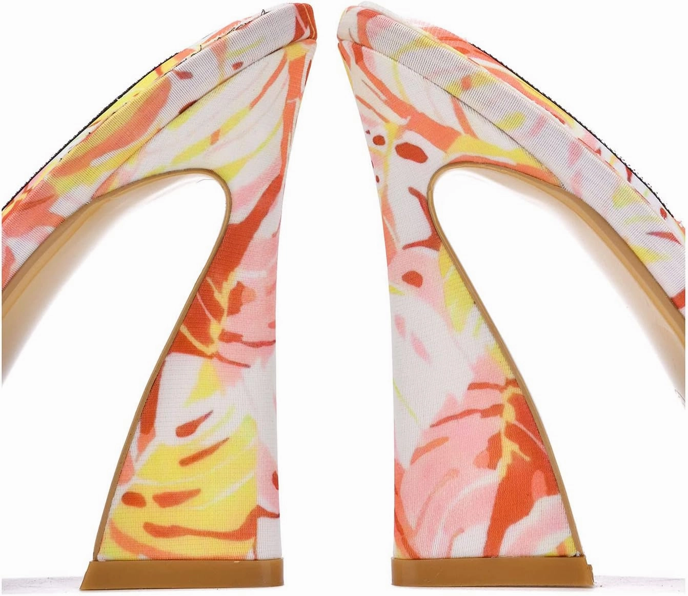 Cape Robbin Layland Clear Pointy Toe High Heels (Layland)