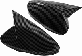 Car Wing Mirror Covers Cap 2X, for Hyu&ndai, for Elantra 2011-2015 Side Wing Mirror Cover Caps with Turn Signal Rearview Mirror Cover Add On Door Mirror Covers Caps