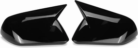 Car Wing Mirror Covers Cap, for Mustang 2015-2023 GT350 GT550 Rearview Mirror Cover W/O Turn Signal Light Side Wing Mirror Caps Case Door Mirror Covers Caps