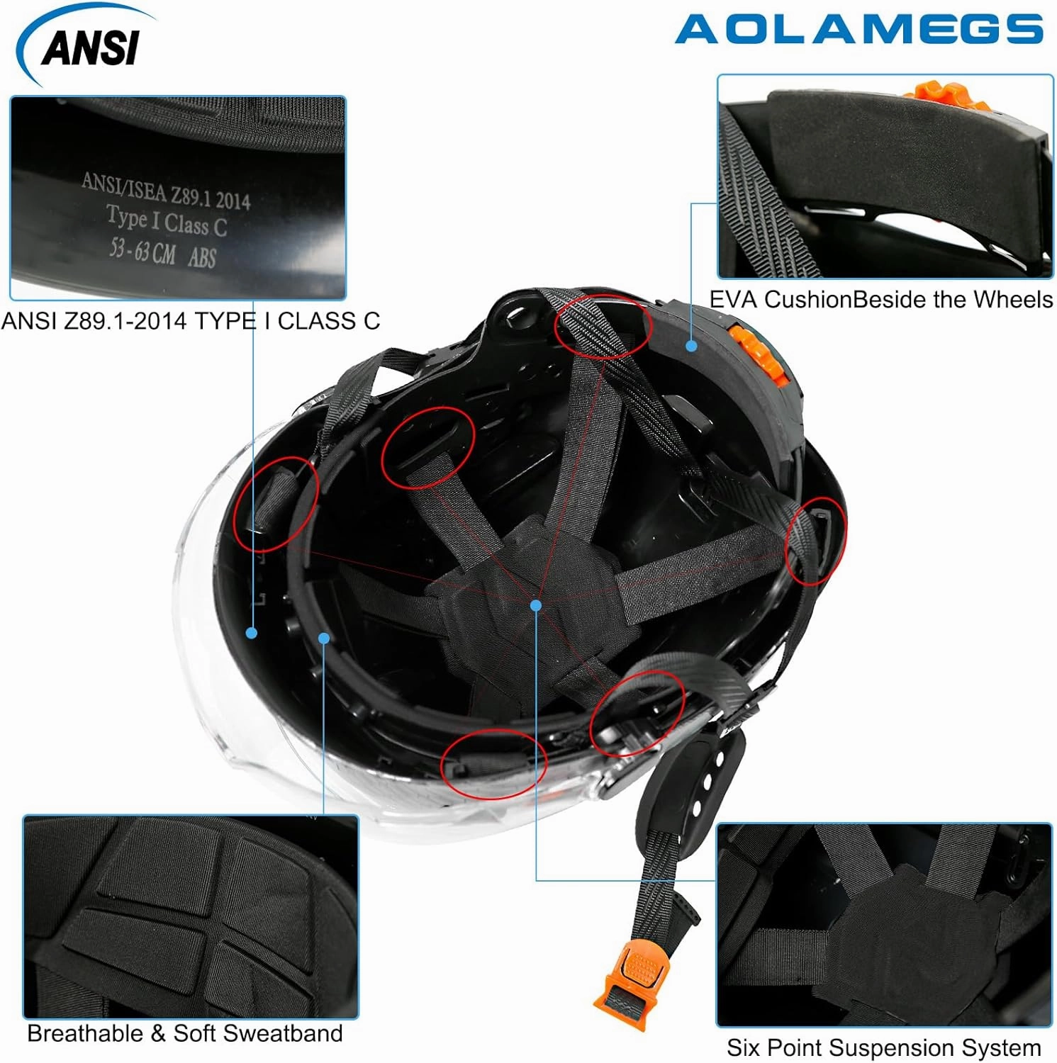 Carbon Fiber Pattern Hard Hats - Construction OSHA Approved Hard Hat,ANSI Z89.1 Type 1 Class C Adjustble Vented Safety Helmet for Men Women,6-Pt Suspension Low Profile Hard Hat with Chin Strap Cascos