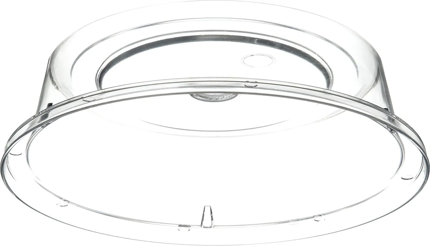 Carlisle FoodService Products 190007 Polycarbonate Plate Cover, 9.37" Diameter x 2.56" Height, Clear (Case of 12)