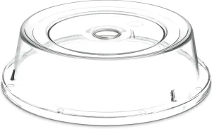 Carlisle FoodService Products 190007 Polycarbonate Plate Cover, 9.37" Diameter x 2.56" Height, Clear (Case of 12)