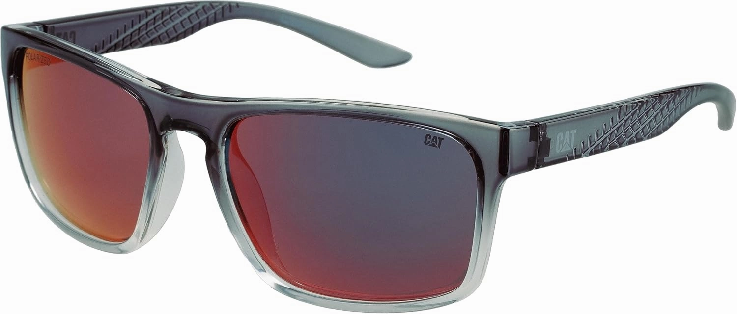 CAT 8017 Men's Polarized Square Sunglasses, 58 mm
