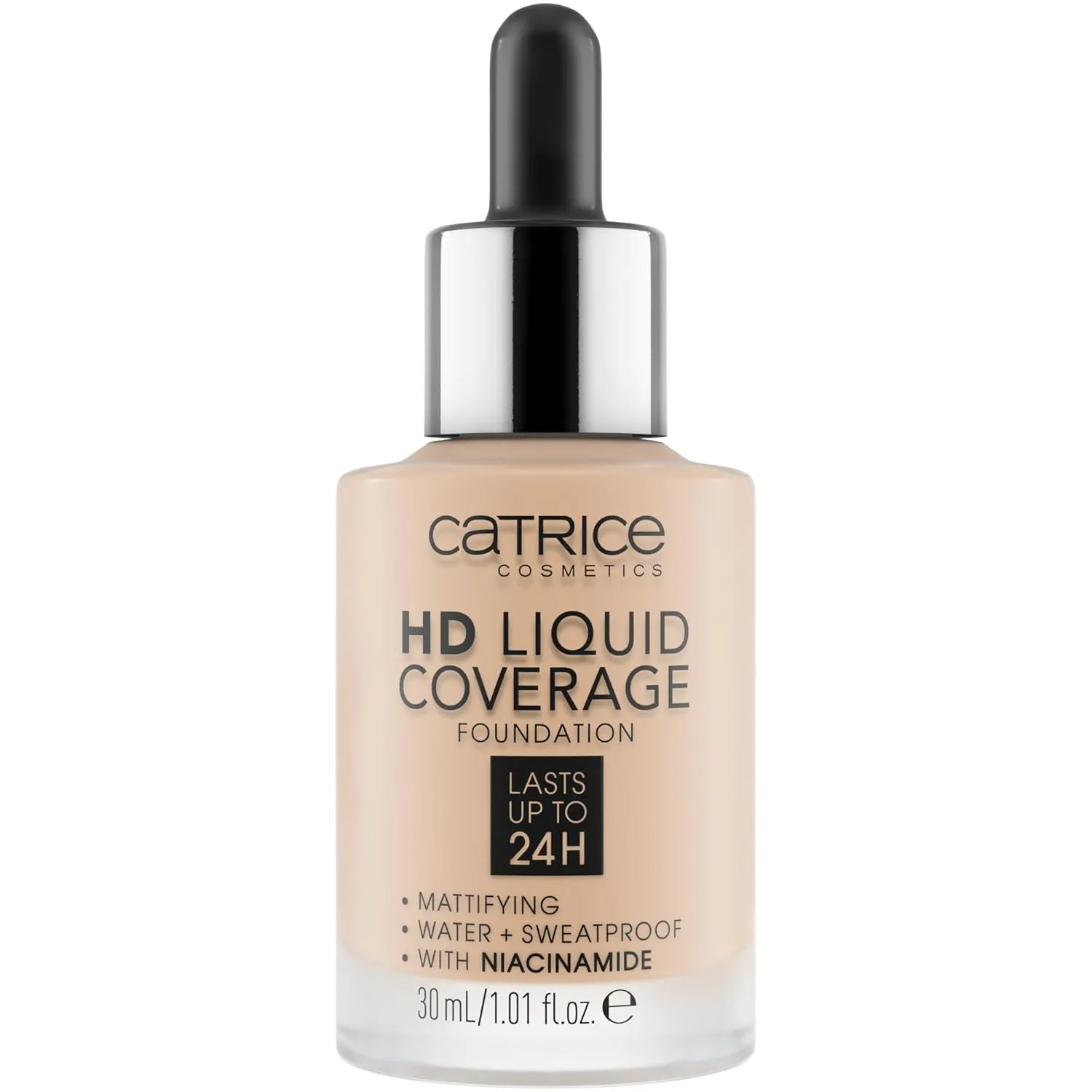 Catrice | HD Liquid Coverage Foundation | High & Natural Coverage | Vegan & Cruelty Free (010 | Light Beige)