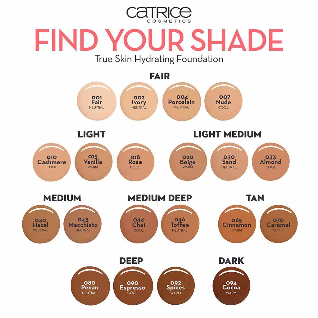 Catrice True Skin Hydrating Foundation 30ml | Long-wear Natural Finish