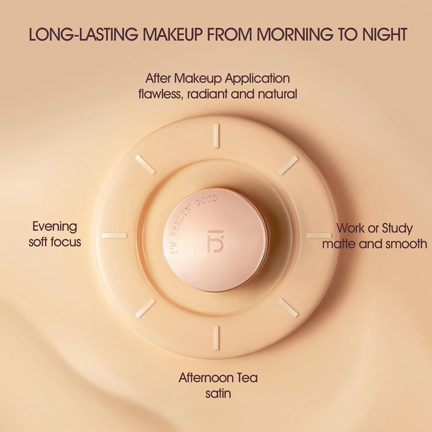 Cellglow Lasting Cream Foundation Makeup, For light fair medium skin with Buildable Medium to Full Coverage, Skincare Makeup Hybrid, Lightweight and Nourishing Formula, Radiant Finish, Vegan