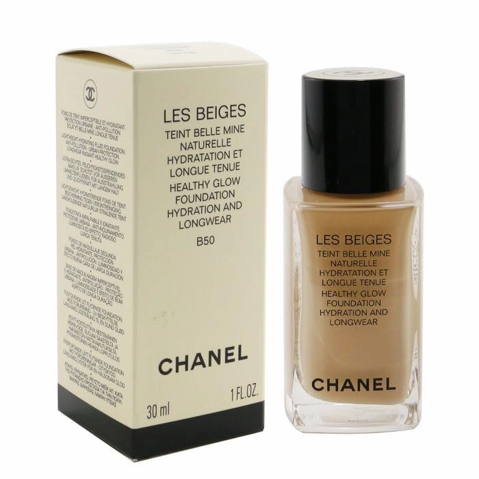 Chanel Les Beiges Healthy Glow Foundation Hydration and Longwear B50 1.0 Ounce