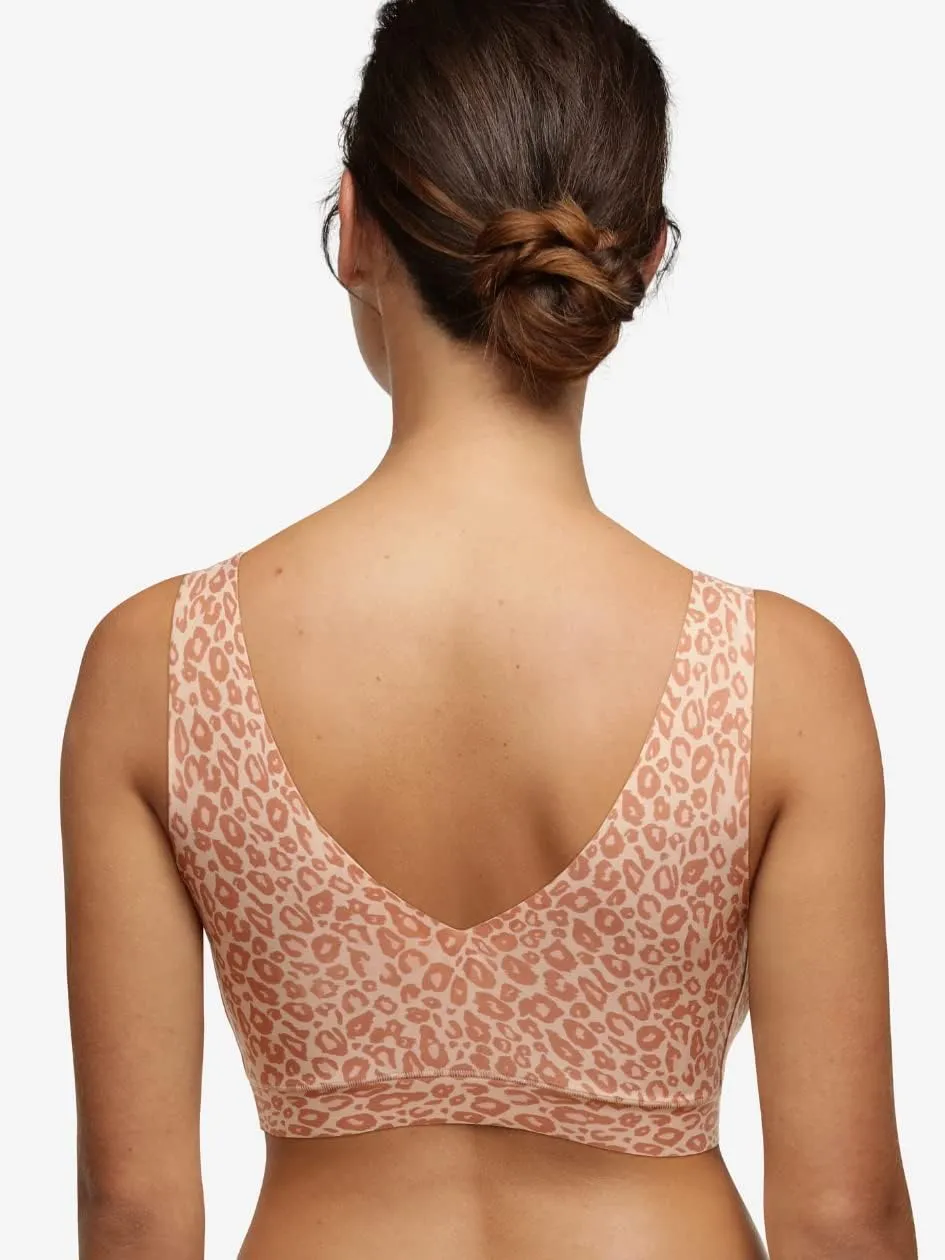 Chantelle Women's Soft Stretch Padded V-Neck Bra Top