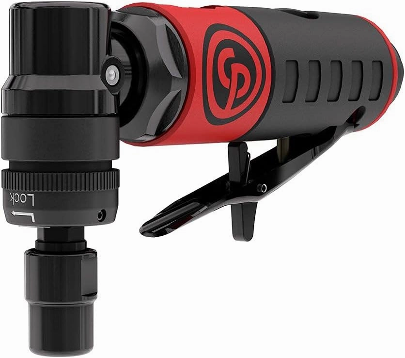 Chicago Pneumatic CP7406 - Air Angle Die Grinder Tool, Welder, Woodworking, Automotive Car Detailing, Stainless Steel Polisher, Heavy Duty, 1/4 Inch (6 mm), 0.34 HP / 250 W, 23000 RPM