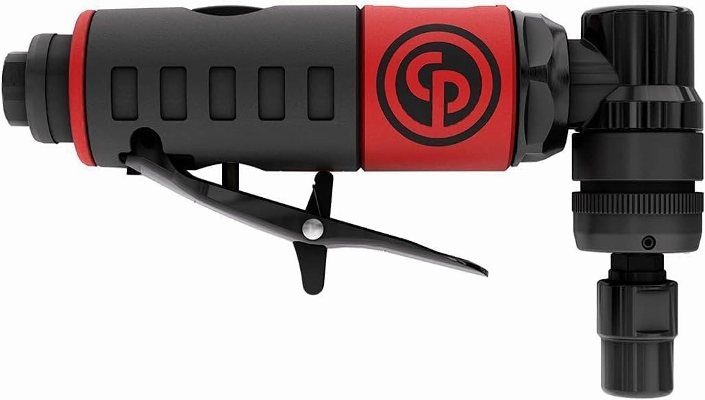 Chicago Pneumatic CP7406 - Air Angle Die Grinder Tool, Welder, Woodworking, Automotive Car Detailing, Stainless Steel Polisher, Heavy Duty, 1/4 Inch (6 mm), 0.34 HP / 250 W, 23000 RPM