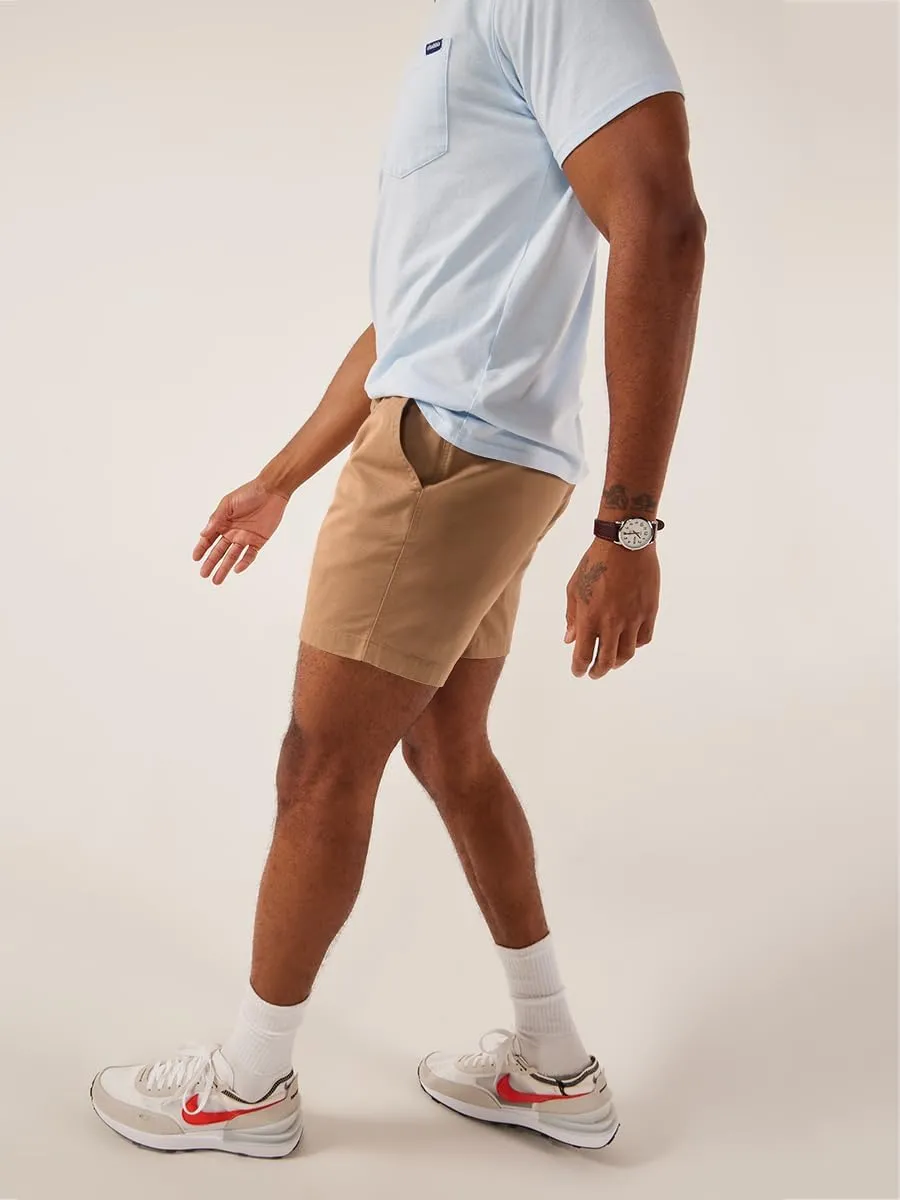 Chubbies Chino Shorts Men 5.5 Inch - Mens Shorts Casual with Elastic Waistband, Side and Back Pockets, Stretch Cotton Blend