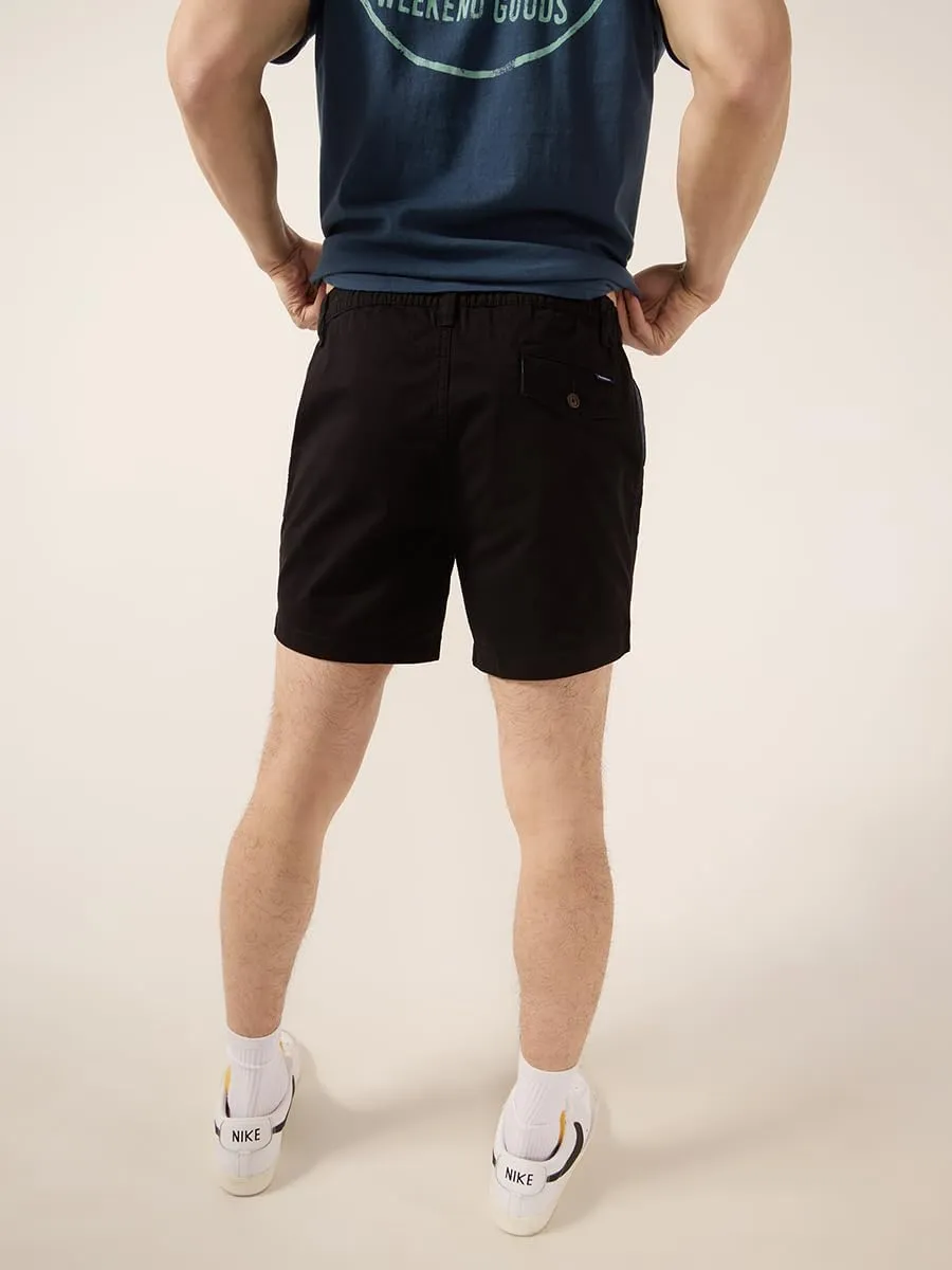 Chubbies Chino Shorts Men 5.5 Inch - Mens Shorts Casual with Elastic Waistband, Side and Back Pockets, Stretch Cotton Blend