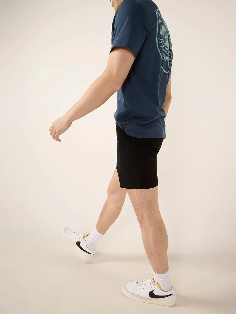 Chubbies Chino Shorts Men 5.5 Inch - Mens Shorts Casual with Elastic Waistband, Side and Back Pockets, Stretch Cotton Blend