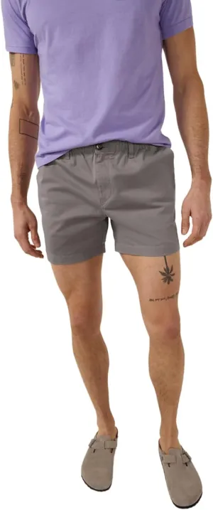 Chubbies Chino Shorts Men 7 Inch - Mens Shorts Casual with Elastic Waistband, Side and Back Pockets, Stretch Cotton Blend