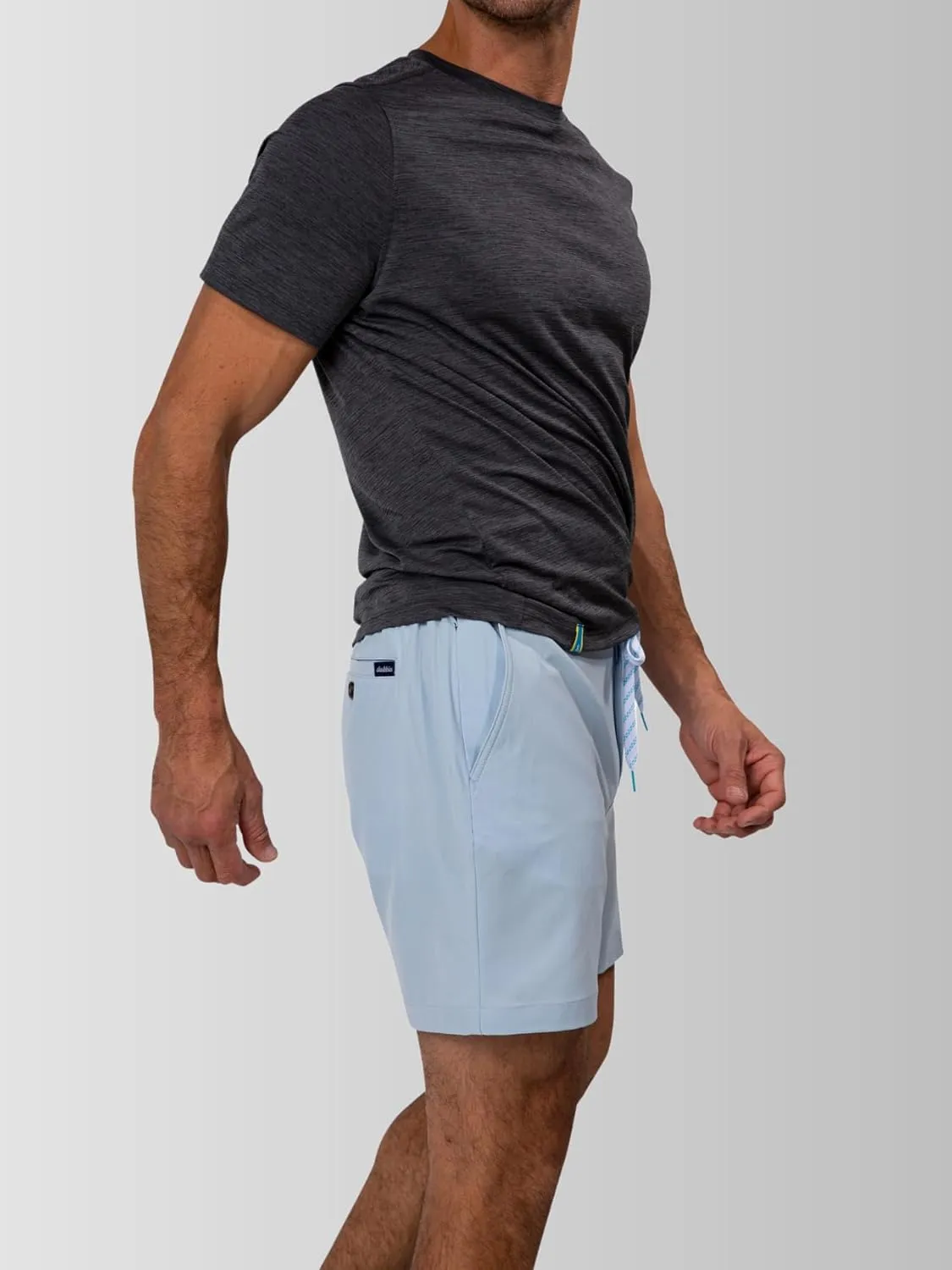 Chubbies Everywear Men’s Shorts – Mens Shorts Casual 6in Inseam, Elastic Waist, Water-Resistant, Zipper Pocket