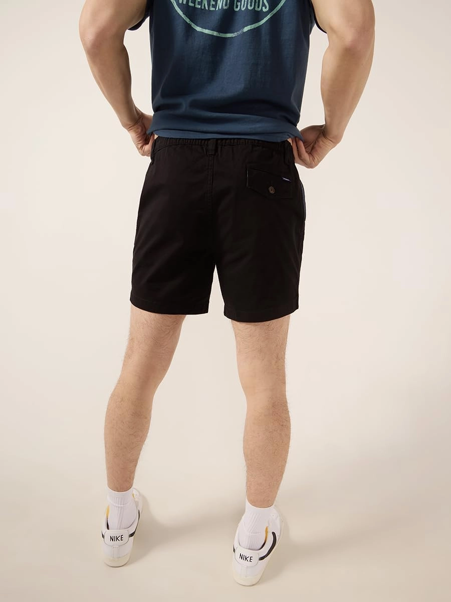 Chubbies Chino Shorts Men 5.5 Inch - Mens Shorts Casual with Elastic Waistband, Side and Back Pockets, Stretch Cotton Blend