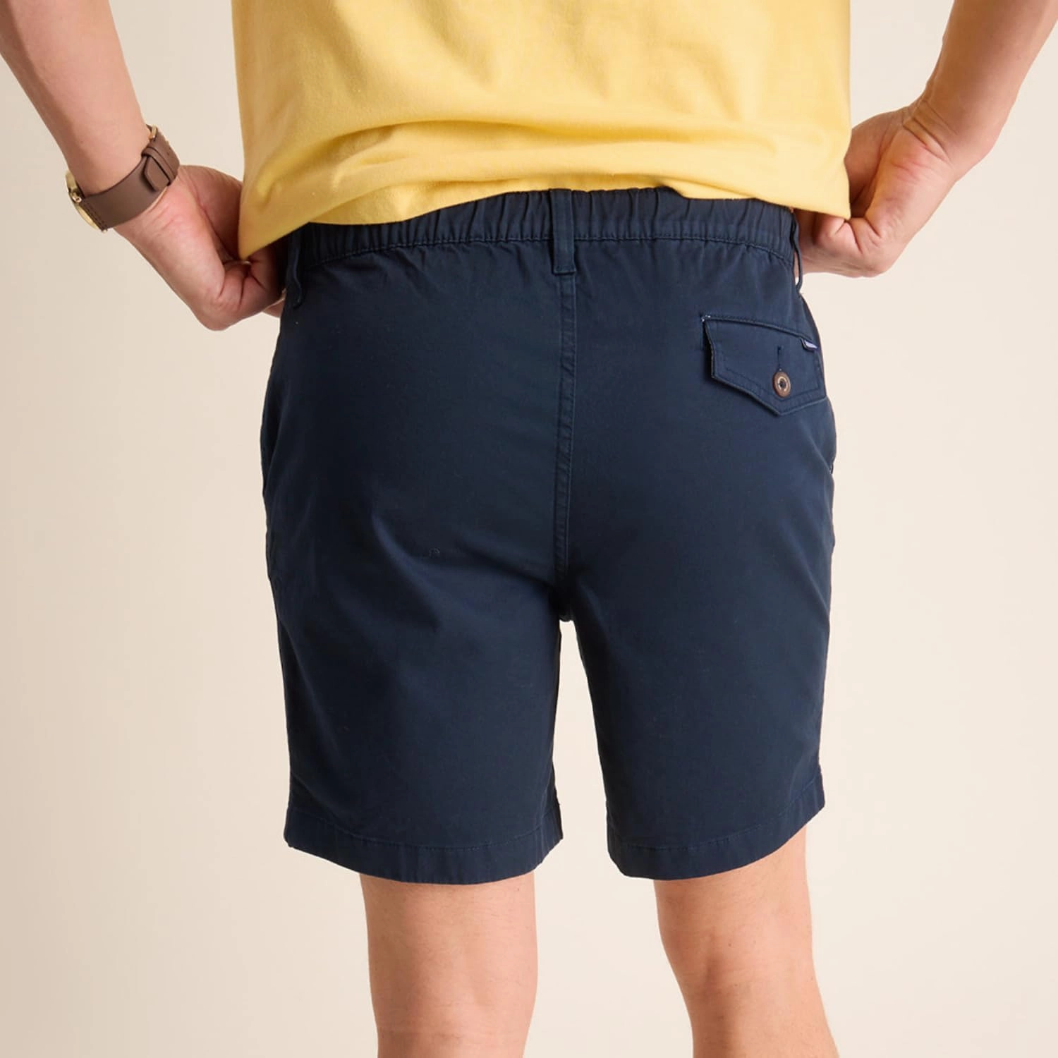 Chubbies Chino Shorts Men 7 Inch - Mens Shorts Casual with Elastic Waistband, Side and Back Pockets, Stretch Cotton Blend