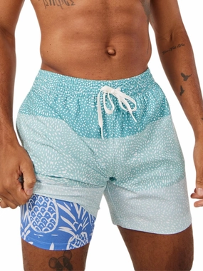 Chubbies Lined Mens Swim Trunks 5.5 Inch – Swim Shorts and Mens Shorts with Elastic Waist, Boxer Brief Liner, UPF 50 