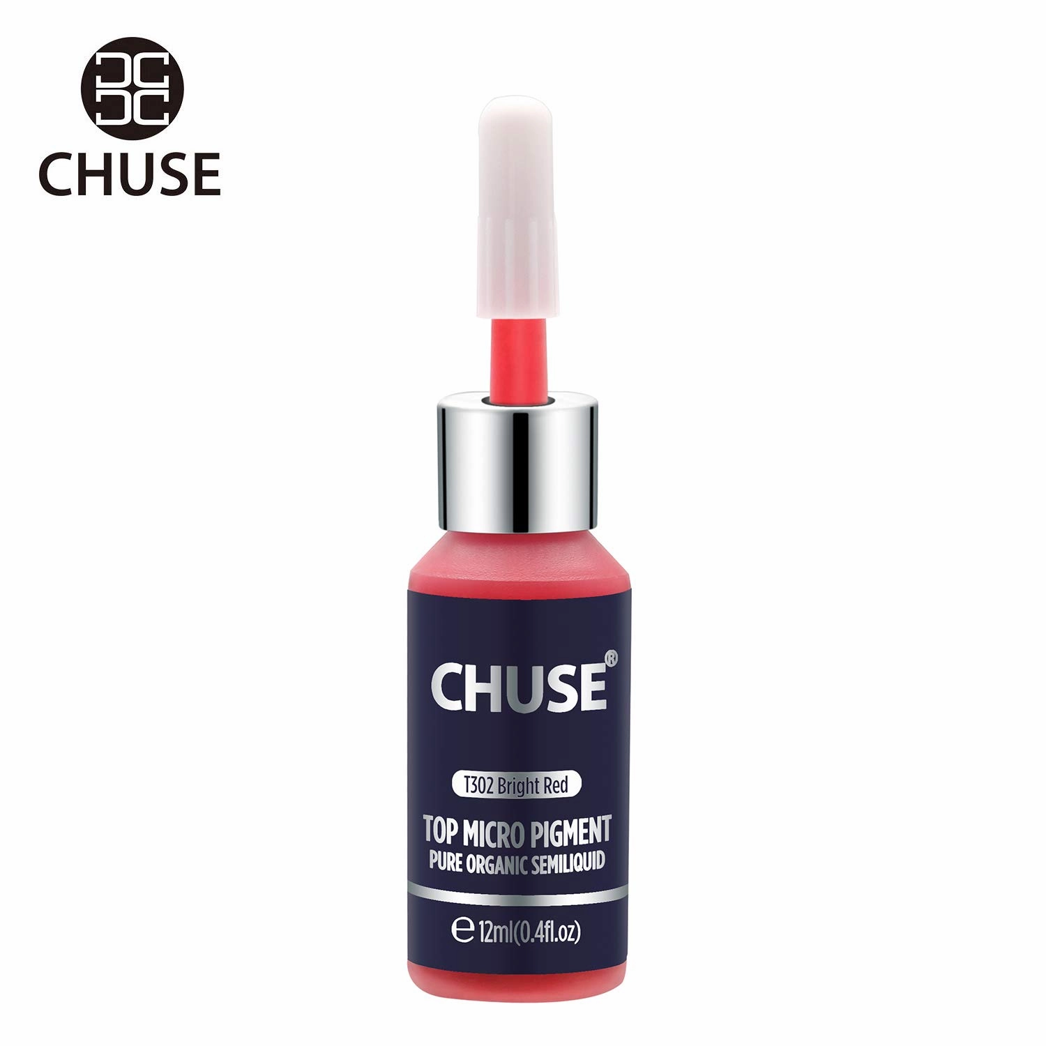 CHUSE PMU Lip Pigments 0.4oz/12ml (T302 Bright Red)