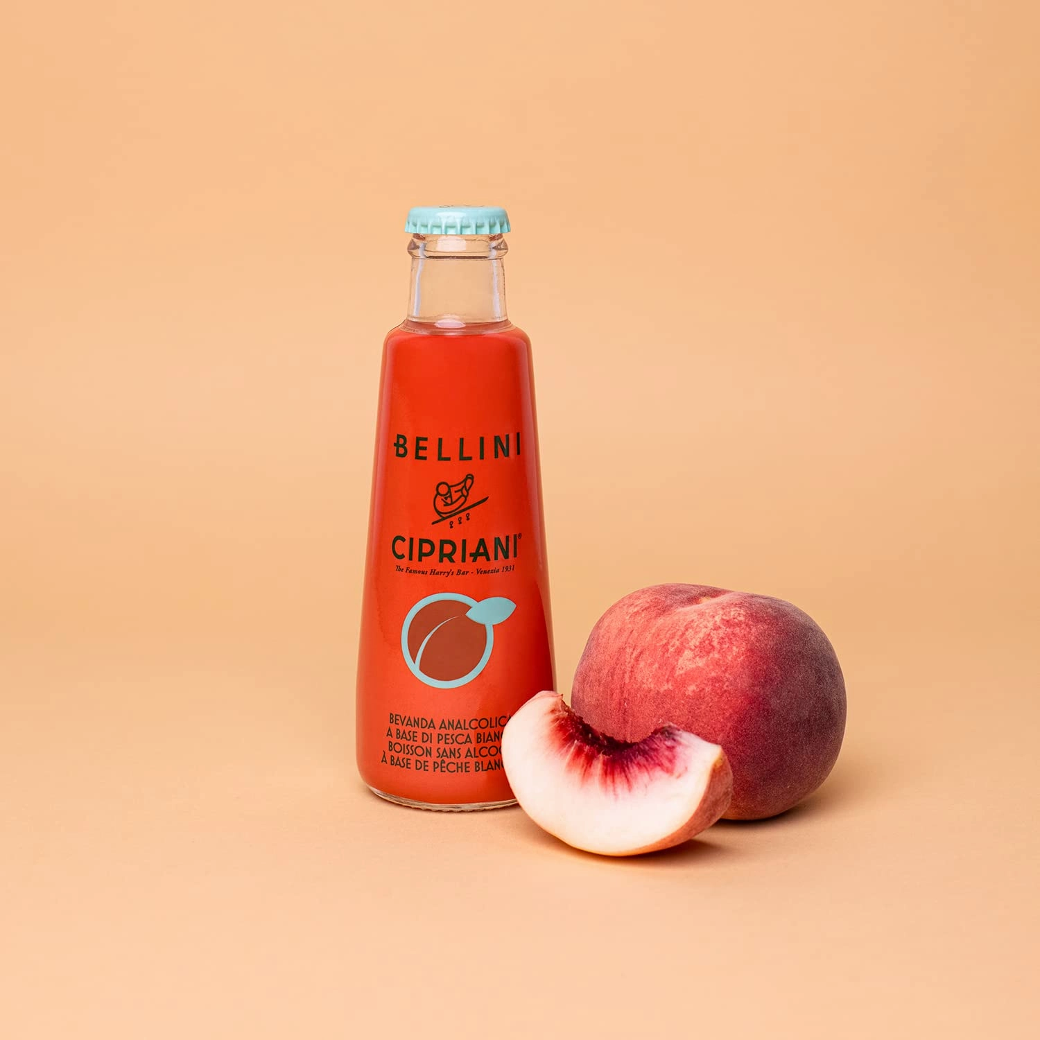 Cipriani White Peach Virgin Bellini Mix 4 -6.09 fl oz