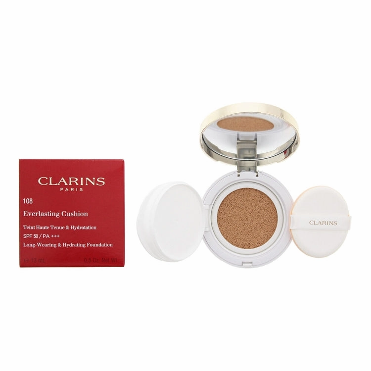 Clarins - Everlasting Cushion - Teint Haute Tenue & Hydratation - Long-Wearing & Hydrating Foundation - SPF 50/PA   