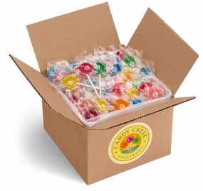 Classic 10 Fruit Flavor Lollipops by Candy Creek, 230 Count, 9 Fruit Flavors   Root Beer - Nut free.