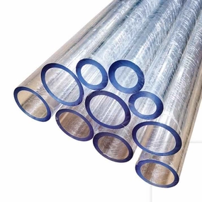 Clear PC Tube 1/2" ID x 3/4" OD Polycarbonate Tube