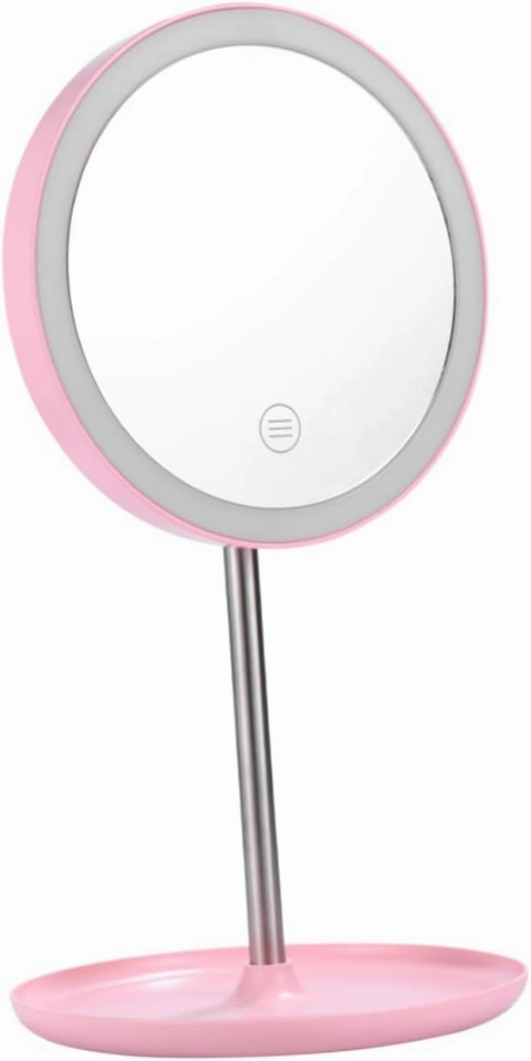 CLISPEED LED Smart Makeup Mirror with Brightness Rechargeable Lighted Vanity Mirror for Makeup Application Portable Design for Home and Travel Present for Women