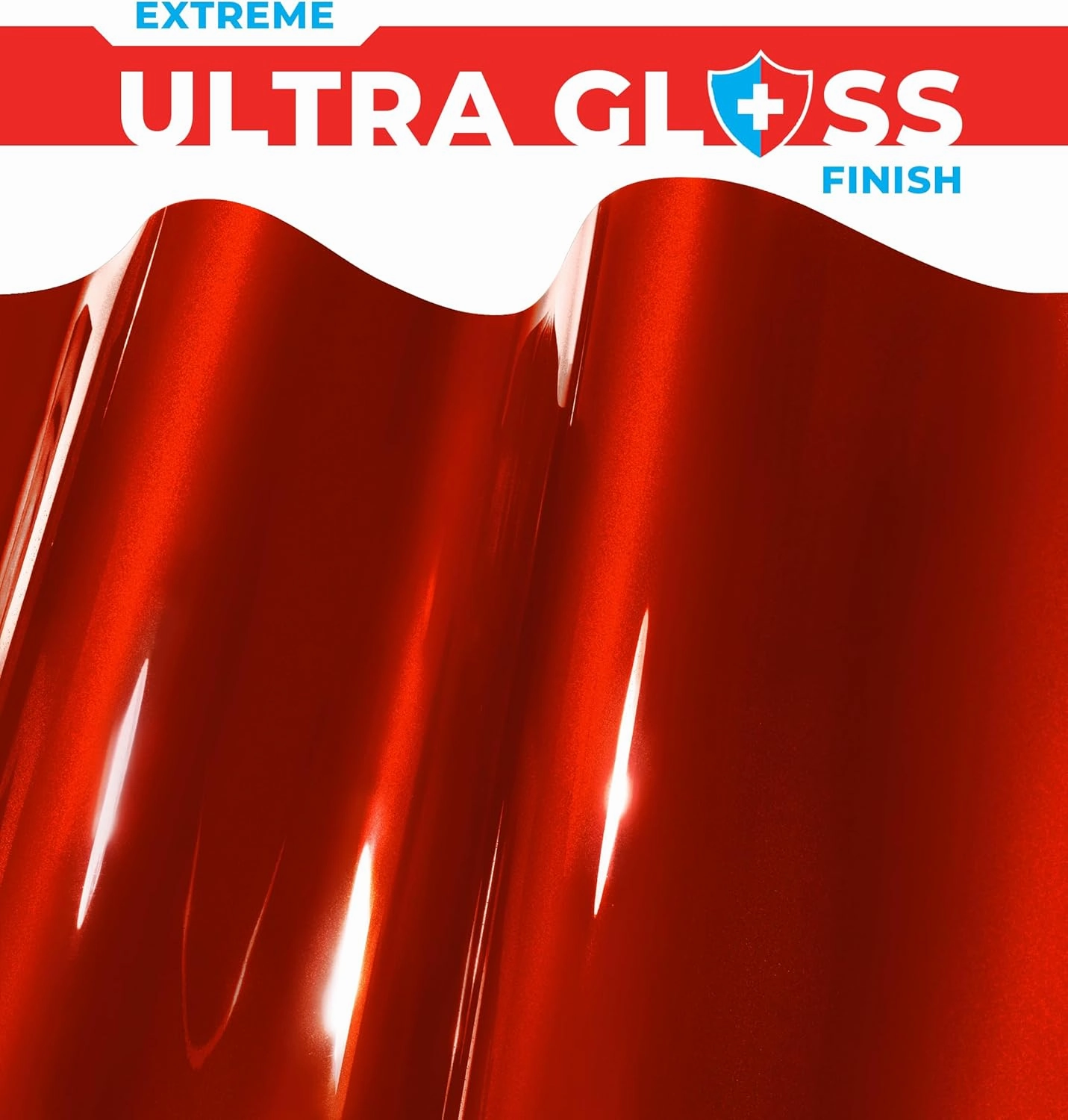 ColorFusion PPF by VViViD, Gloss Sinister Red Dry Apply PPF Vinyl Car Wrap Roll 1ft x 5ft