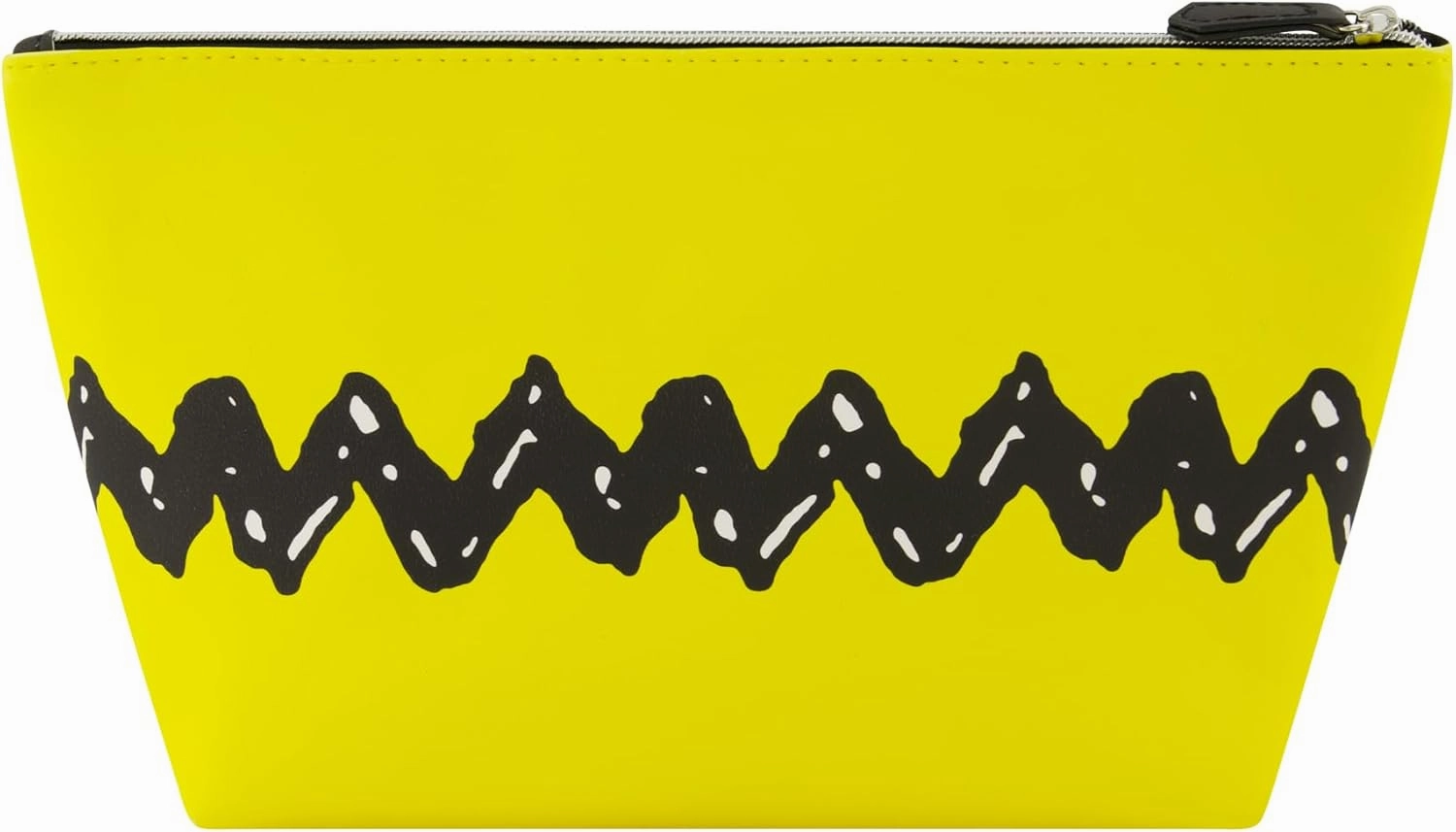 Concept One Peanuts Woodstock Travel Makeup Bag, Trapezoid Cosmetic Organizer Pouch for Women