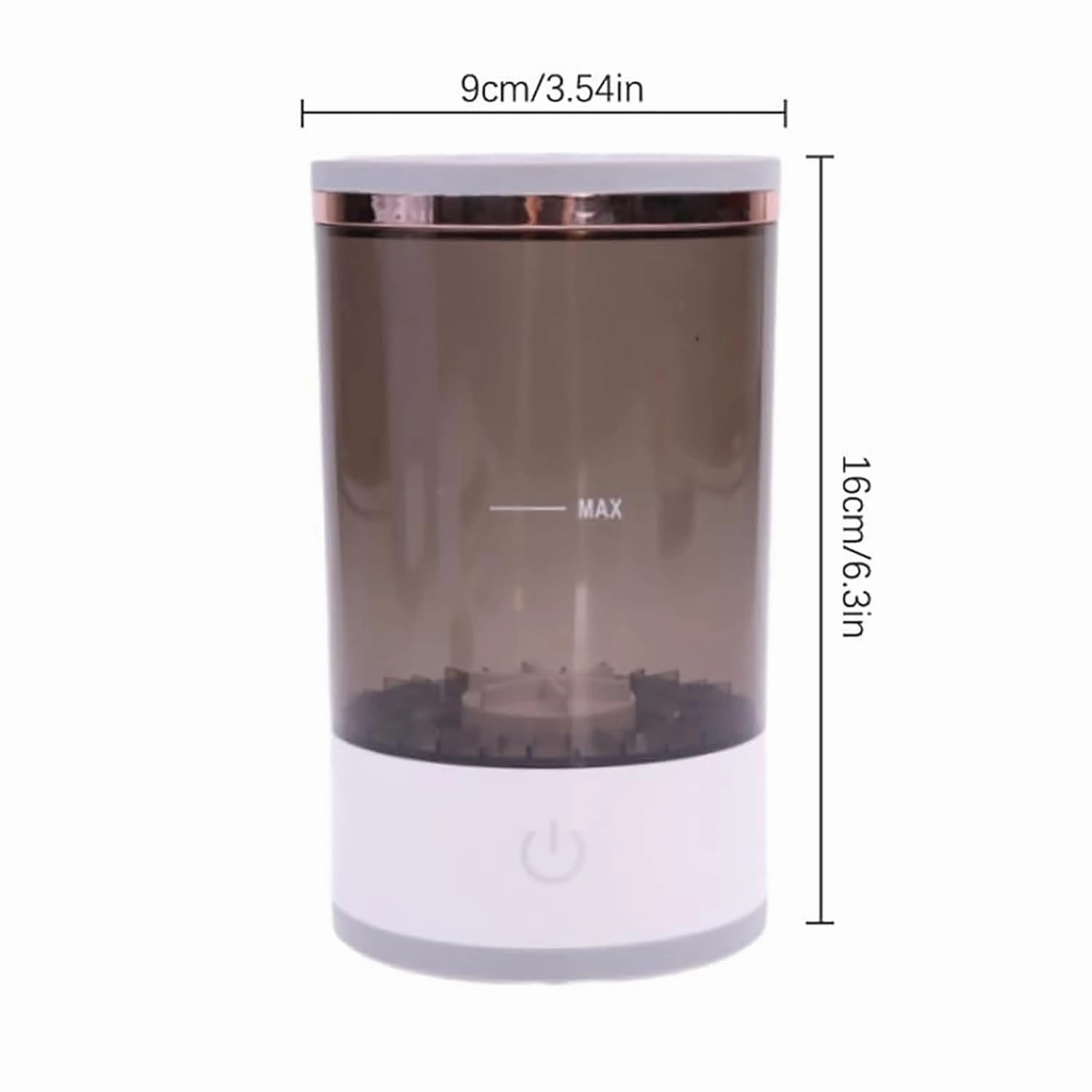 Cosmetic Brush Cleaner, Cozy Luna Makeup Brush Cleaner, Electric Makeup Brush Cleaner with Brush Clean Mat, Automatic Spinning Makeup Brush Cleaner for All Size Makeup Brush (Charging,2PCS-A)