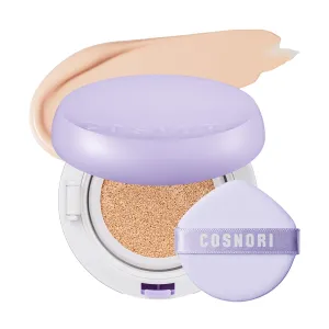 COSNORI Panthenol Barrier Cushion Foundation -Lightweight Formula to Cover Pores & Blemishes – Moisture Dewy Glowing Finish – Long Wearing Formula, 0.41 fl.oz. (01 Ivory)