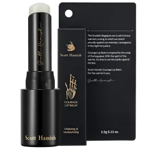 Courage Lip Balm – Hydrating Lip Balm for Men - Shea Butter & Cica to Moisturize & Soothe Dry, Chapped Lips – Anti Aging Lip Moisturizer and Improve Softness of Lips, 0.12oz.