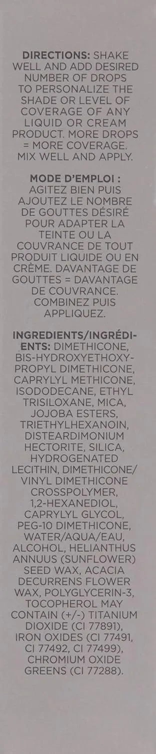 COVER FX Custom Cover Drops, Multi-Use Shade-Adjusting Liquid Foundation and Concealer Makeup, Vegan & Cruelty-Free Lightweight Skin Enhancer, 0.25 Fl Oz, N Deep 1
