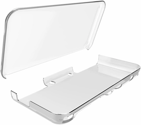 Cover Case Compatible with New Nintendo 2DS XL, Crystal Clear Case Compatible with Nintendo 2DS XL