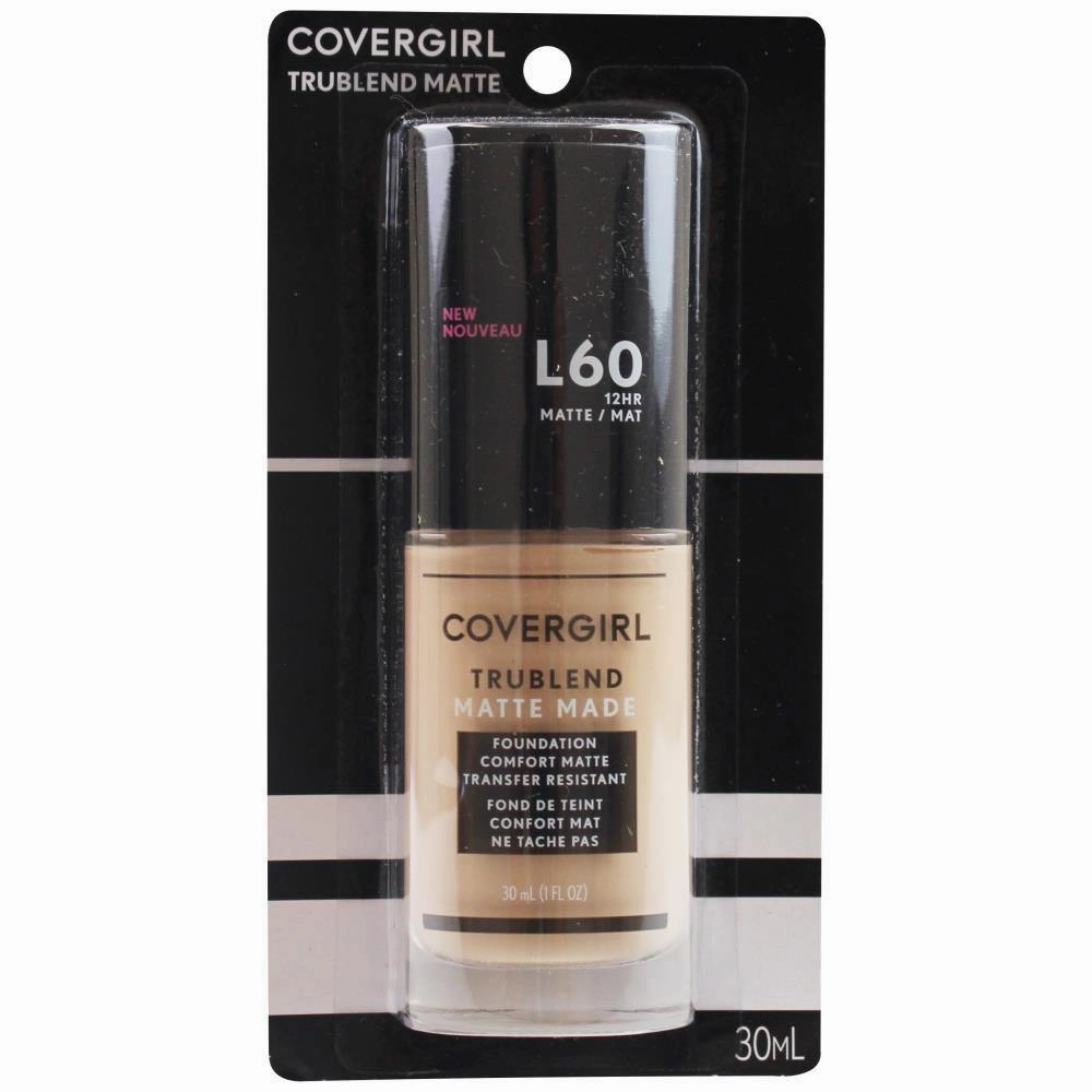 COVERGIRL 30mL TRUBLEND FOUNDATION MATTE MADE L60 (CARDED)