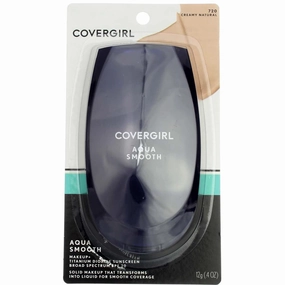 CoverGirl Smoothers AquaSmooth Compact Foundation, Creamy Natural [720] 0.40 oz (Pack of 9)