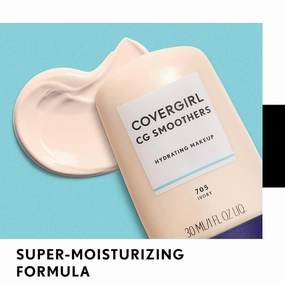 COVERGIRL Smoothers Hydrating Makeup Foundation, Natural Beige (packaging may vary), 1 Fl Oz (Pack of 2)