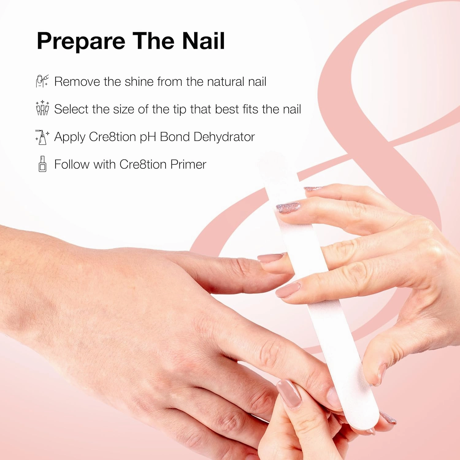Cre8tion Soft Gel Nail Tips, Medium Coffin Shape, 602 Tips in 14 Sizes (00-9) for Professional Nail Extensions