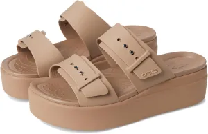Crocs Brooklyn Buckle Low Wedge