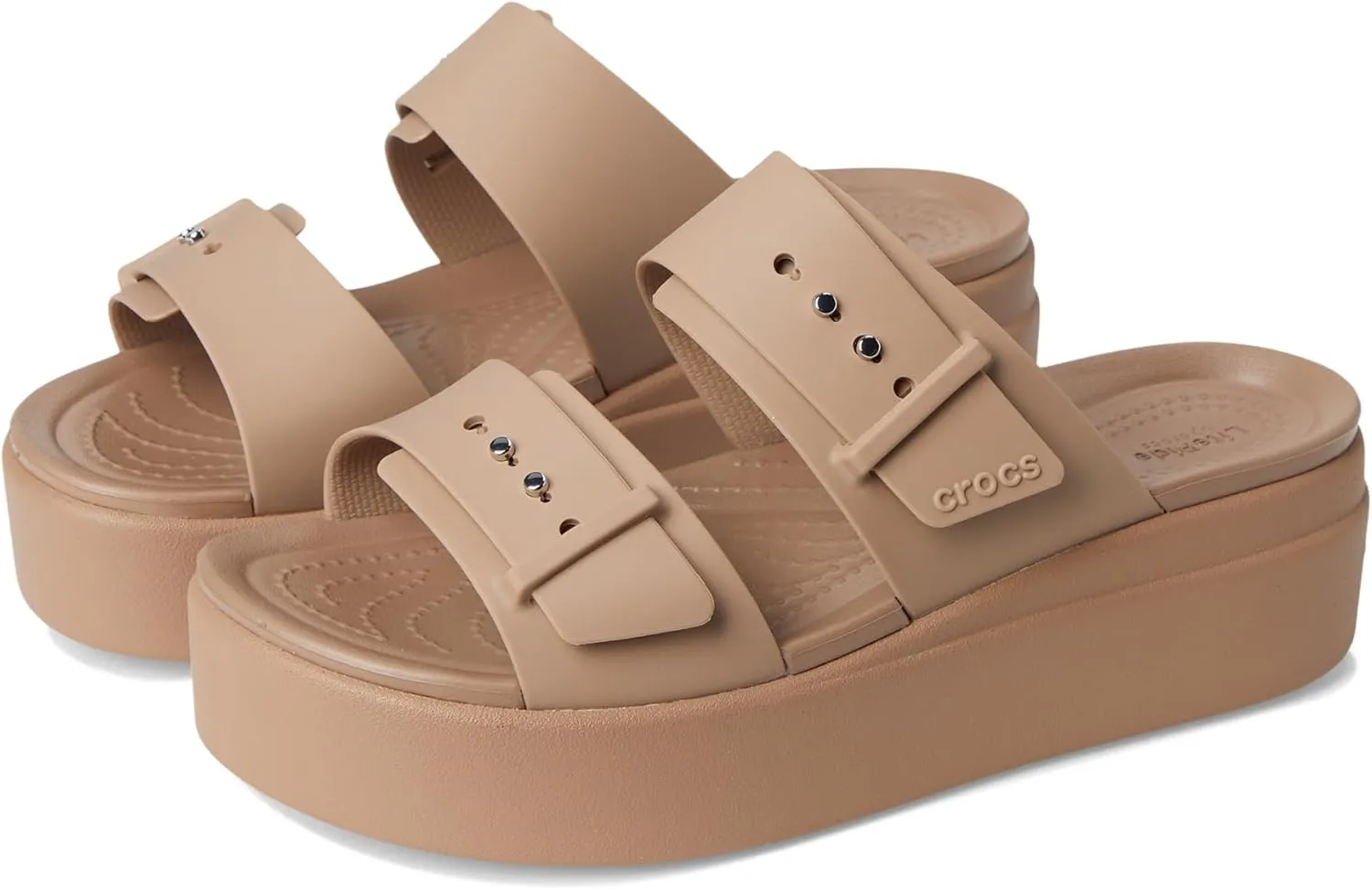 Crocs Brooklyn Buckle Low Wedge