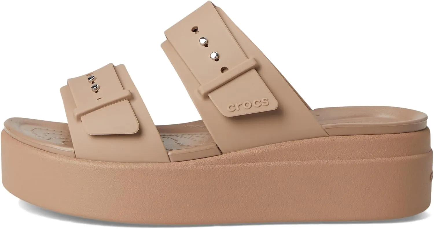 Crocs Brooklyn Buckle Low Wedge