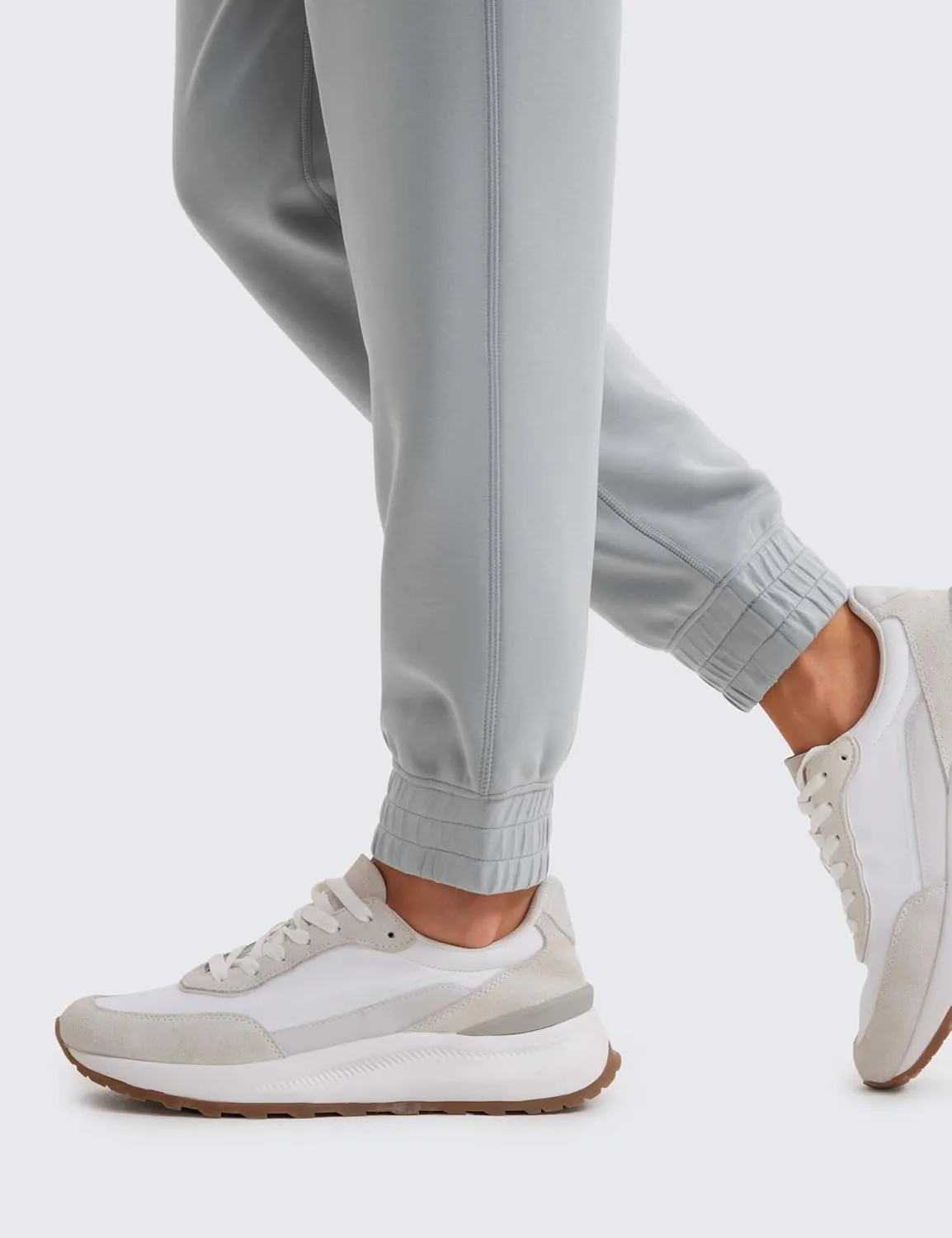 CRZ YOGA SoftAura Sweatpants Women Modal Joggers High Waisted Lounge Travel Casual Sweat Pants with Pockets Cinch Bottom