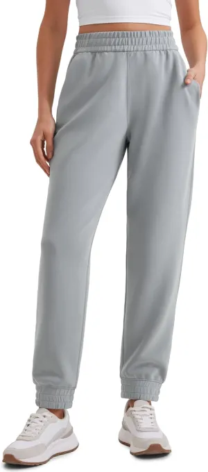 CRZ YOGA SoftAura Sweatpants Women Modal Joggers High Waisted Lounge Travel Casual Sweat Pants with Pockets Cinch Bottom