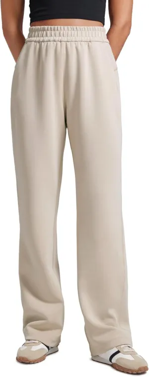 CRZ YOGA SoftAura Wide Leg Sweatpants Women 31" Modal High Waisted Lounge Travel Casual Sweat Pants with Pockets Drawstring