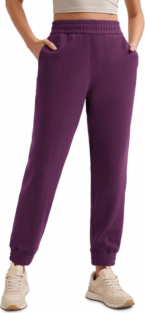 CRZ YOGA SoftAura Sweatpants Women Modal Joggers High Waisted Lounge Travel Casual Sweat Pants with Pockets Cinch Bottom