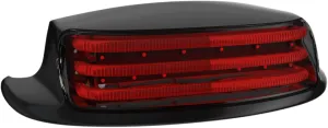 Custom Dynamics PB-FT-TOUR-R-B Probeam Rear Fender Tip Lights - Gloss Black Finish, Red Lens