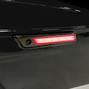 Custom Dynamics SADDLEBAG LED LATCH LIGHT WITH HOUSING COMPATIBLE WITH H-D TOURING MOTORCYCLES (Gloss Black/Red Lense)