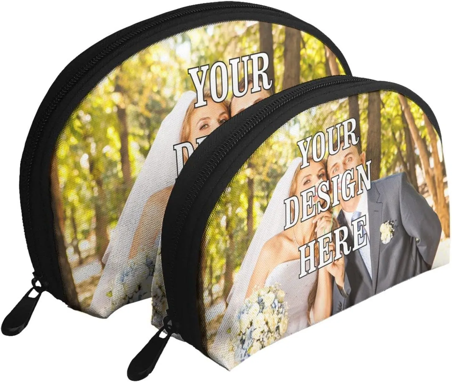 Custom Shell Coin Purse Add Your Picture Logo Text Personalized Kiss-Lock Change Purse Wallet Customized Coins Wallet Change Storage Bag