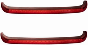 Custom Dynamics Low Profile Red Sequential Bagz Saddlebag Lights for '14  HD Touring Models - Red Lens - with Turn Signal Decoder Module